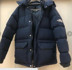 廃盤! The North Face キャンプシエラショート ネイビー ワッペンタグ Sサイズ ダウンパーカ