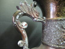 【広吉堂】　アンティーク　花器　　花瓶　銅器　青銅　合金　時代物_画像4