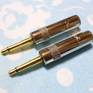 Denon Kimber MDR Z7 Z1R beyer HiFiMAN (3.5mm メス) → 3.5mmモノラル オス Final D8000 SONOROUS Denon シリーズ 一体型 変換アダプタ