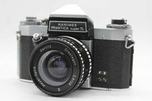【返品保証】 ハニメックス Hanimex Praktica Super TL Orestegon Gorlitz Meyer-Optik 29mm F2.8 M42マウント ボディレンズセット s1058