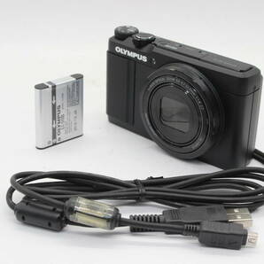【美品 返品保証】 オリンパス Olympus Stylus XZ-10 ブラック 5x Wide バッテリー付き コンパクトデジタルカメラ s2369の画像1