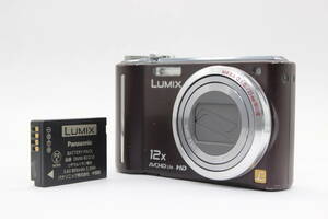 【返品保証】 パナソニック Panasonic Lumix DMC-TZ7 ブラウン 12x バッテリー付き コンパクトデジタルカメラ s2913