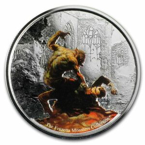 [ written guarantee * capsule with a self-starter ] 2017 year ( new goods )ga-na[ Frank *flazetaSF. man against ..] original silver 1 on scalar proof silver coin 