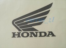 ホンダ 純正 ウイング ステッカー 左右セット ガンメタ / クリアシート VT400 VTR CBR250RR CBR250R CBR125R CRF150R グロム CRF250L_画像3