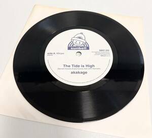 極上カヴァー ♪ akakage the tide is high / song in the moon light 7inch 検 sunbelt Aaron ラヴァーズ ロック