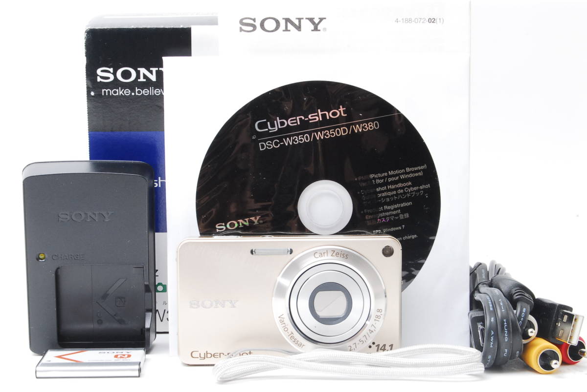 F2026】SONY Cyber-shot DSC-W350 ソニー-