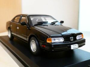 国産名車 日産 コレクション 1/43 インフィニティ Ｑ45 1989 黒 アシェット 旧車 クラシックカー ミニカー