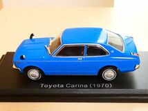 国産名車 コレクション A 1/43 トヨタ カリーナ 1970 青 アシェット 旧車 クラシックカー ミニカー_画像5