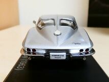 国産名車 コレクション 1/43 シボレー コルベット スティングレイ 1963 シルバー アシェット 旧車 クラシックカー ミニカー Z_画像4