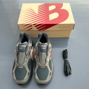 海外限定 New Balance M990GP3 USA製 US8 26cm オリーブ×グリーン×パープル 新品 M990v3 コラボ別注 アメリカ米国製 NB 緑/紫 スニーカー