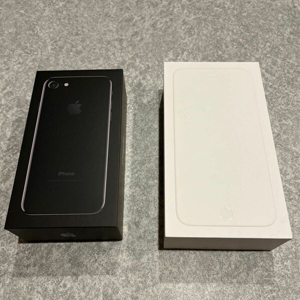 【空箱】iPhone6Plus 128GB silver、iPhone7 256GB jet black