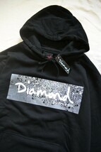 【新品未使用】Diamond SUPPLY CO. ダイアモンド サプライ パーカー L ブラック黒 skate スケート_画像1