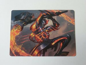 MTG 美品 【鍛冶鎚の百長（26/81）】 （箔押しサイン入りアートカード） ファイレクシア：完全なる統一 ONE 日 1枚迄