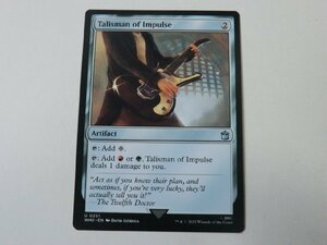 MTG 美品 【衝動のタリスマン】 （アンコモン） ドクター・フー WHO 英 6枚迄