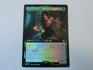 MTG 美品 【サバティームの戦士、リーラ（拡張アートFOIL）】 （レア） ドクター・フー WHO 日 1枚迄