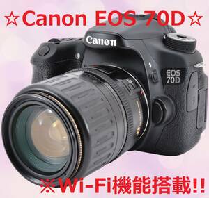 ☆広角～中望遠撮影OK!!☆ Canon キャノン EOS 70D #6296