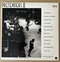 Pretenders Pretenders II (Real Records SRK 3572) UK_画像2