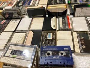 カセットテープ 大量82個 ハイポジ10個 使用済みなど様々