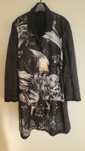 Ground Yグラウンドワイ Silk Jaguar Reversible Jacket Coat ロングジャケット　定価269500 鬼滅の刃　竈門炭治郎　ヨウジヤマモト