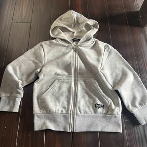 COMME CA ISM★スウェットパーカー★パーカー★男女兼用★中古★120★グレー