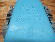 ダイビング まとめ SAS エスエーエス フィン サイズS 22-25cm ブルー/ ダイビングブーツ サイズ23cm 管理L1019H-B6_画像6