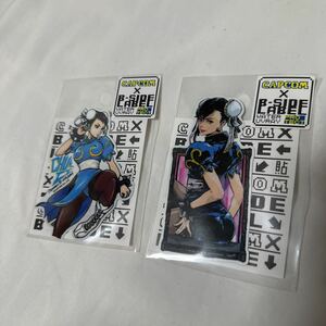 CAPCOM B-SIDE LABEL collaboration sticker Street Fighter 6 spring beauty 2 kind Capcom si- ruby side lable BSIDELABEL