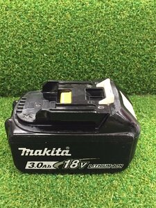 【中古品】makita(マキタ) 18v3.0Ahリチウムイオンバッテリー残量表示付 BL1830B(A-60442)　/ITEHZ1M5I7JU