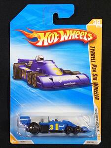 ★ホットウィール★ 2010 TYRRELL P34 SIX WHEELER / ティレル タイレル たいれる ６輪車 青/ブルー Hot Wheels HW (送料:220円~)④