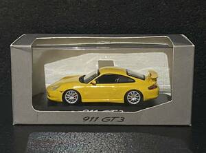 Minichamps 1/43 Porsche 911 GT3 Yellow ◆ Porsche Dealer Limited Edition ◆ ミニチャンプス WAP 020 096 13