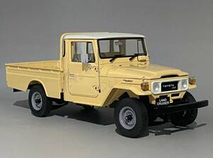 1円〜 お宝放出 京商 1/18 Toyota Landcruiser J40 Series ◆ FJ45 Pickup (Beige) ◆ FJ40 BJ40 トヨタ ランドクルーザーKyosho