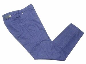 ★良品♪PT TORINO DENIM★PT05 ピーティーゼロチンクエ SWINGスーパースリムフィットウールパンツ34/紺メンズスラックスネイビー