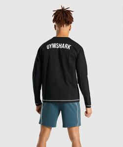  Jim Shark long sleeve long T-shirt L Gold's Gym new goods free shipping abroad limitation Japan not yet arrival Gold Jim GASP