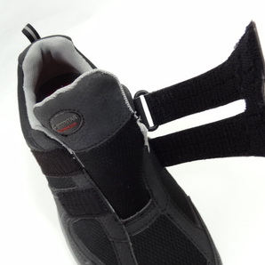 訳あり ムーンスター SPLT M173 ブラック 24.5cm 4E 軽量 メンズ スニーカー マジックテープ ベルクロ 紳士 運動靴 ウォーキングシューズの画像8