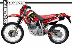 XR250R XR400R 1995-2005 グラフィック デカール キット 2