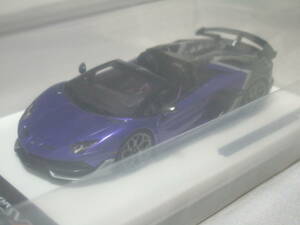 EIDOLON 1/43 Lamborghini Aventador SVJ Roadster Ad Personam Dual tone Paint Viola Hestia/Grigio Lynx アヴェンタドール！