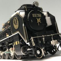 【極美品】 ほぼ未使用　D51 758号機　お召仕様　HOゲージ　鉄道模型　Crownモデル【IK00464】_画像8