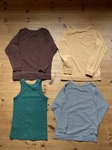 MINGOミンゴキッズ　カットソーTシャツ3枚&MINGOノースリーブタンクトップ　6-8y 120-125cm オランダ_画像3