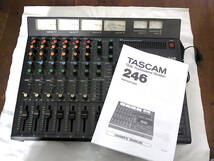 高級モデル！TEAC TASCAM 246 カセット マルチトラックレコーダー ティアック メンテナンス_画像1