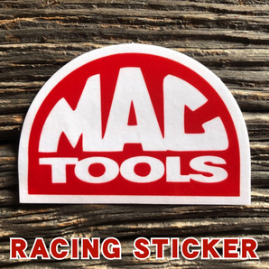 MACTOOLS ロゴ ステッカー ◆ 工具 メーカー マックツールズ シール 半円 JLSTの画像1