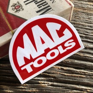 MACTOOLS ロゴ ステッカー ◆ 工具 メーカー マックツールズ シール 半円 JLSTの画像2