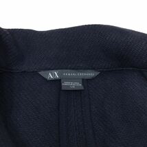 NC169 ARMANI EXCHANGE アルマーニエクスチェンジ シンプル デザイン ジャケット 上着 羽織り トップス メンズ L ネイビー 紺_画像9