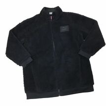 C295 PUMA プーマ ボアジャケット アウター コート 上着 羽織り トップス レディース USサイズ XS（S相当）ブラック 黒_画像5
