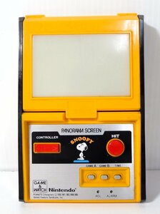 【動作品】Nintendo 任天堂 GAME＆WATCH PANORAMA SCREEN パノラマスクリーン スヌーピー SM-91