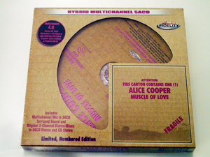 新品・廃盤 Audio Fidelity SACD Alice Cooper Muscle Of Love remaster Steve Hoffman stereo & 4.0 ch マルチ収録　アリス・クーパー