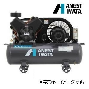 コンプレッサー 3馬力 アネスト岩田 TFP22CF-10 M6 オイルフリー レシプロ 圧力開閉器式 60hz