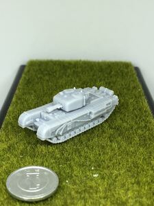 1/144レジンキット　未塗装　未組立　イギリス軍　チャーチル歩兵戦車　95mm 鋳造製砲塔 Mk.Ⅴ ワールドタンクミュージアム 【同梱可能】