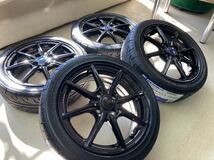 新作◆ザインEK 5.5J 15in +43 PCD100-4H 未使用品◆ハイグリップ ヴィツァー テンペスタエンツォ 165/55R15◆アルト ミラ K-CARスポーツ_画像6