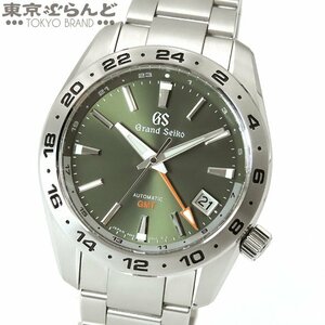 101690334 セイコー SEIKO グランドセイコー メカニカルGMT SBGM247 9S66-00J0 グリーン SS 箱・保証書付き 腕時計 メンズ 自動巻