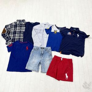 A★⑤ 8点 RALPH LAUREN ラルフローレン キッズ ポロシャツ ボタンシャツ Tシャツ パンツ 6 120 ジュニア 男の子