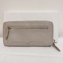 和59★ 箱付き 3.1 Phillip Lim スリーワンフィリップリム レザー 長財布 ウォレット レディース グレー_画像2